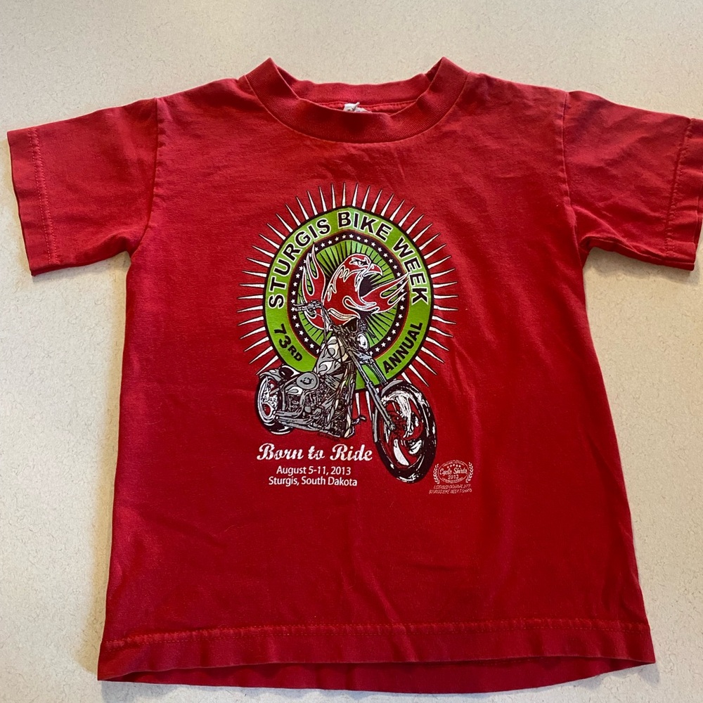 Sturgis Bike Week Red Kids T-Shirt